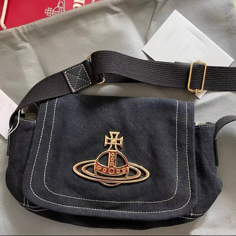 Vivienne Westwood Nana Inspired Canvas Messenger With Tags & Etsy