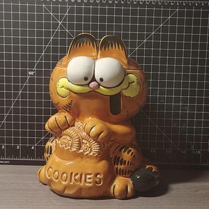 ★ガーフィールド クッキージャー - エネスコ 1980年代　ビンテージ品★ ☆ガーフィールド クッキージャー - エネスコ 1980年代 ビンテージ品