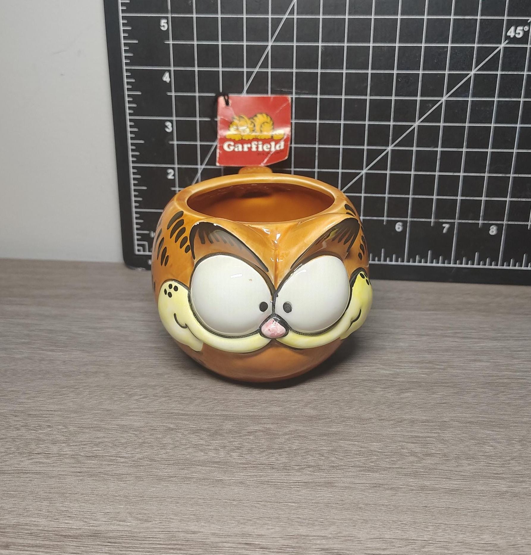 ガーフィールド　置き物　オブジェ！ USA ヴィンテージ ENESCO ガーフィールド 置物 Garfield 1980s