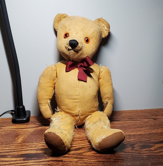 Ancien Ours En Peluche Steiff Pintel Vintage – Teddy Bear 48 Cm – Collection