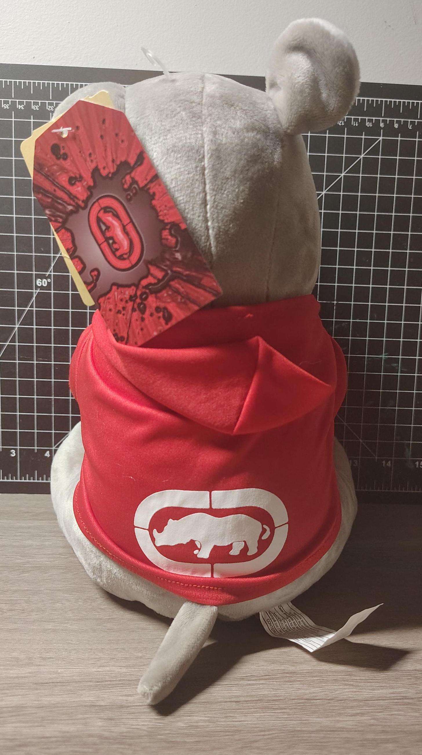 Sweat à Capuche Ecko Unltd Garçon - Taille M (10-12 Ans) - Blanc, Imprimé Rhinocéros Vintage