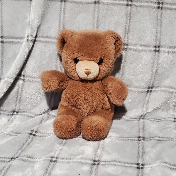 Vintage GUND Small Tender Teddy Rare & Hard to find - Great condition with original tags from 1983