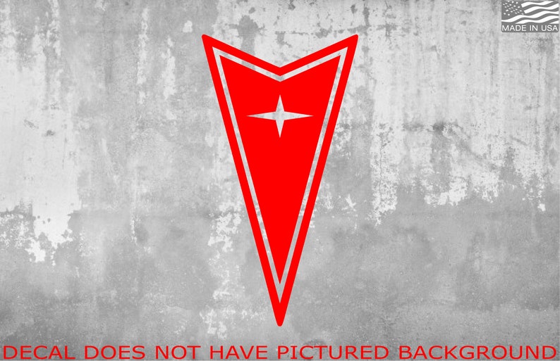 Pontiac Decal Sticker Vinyl Etsy