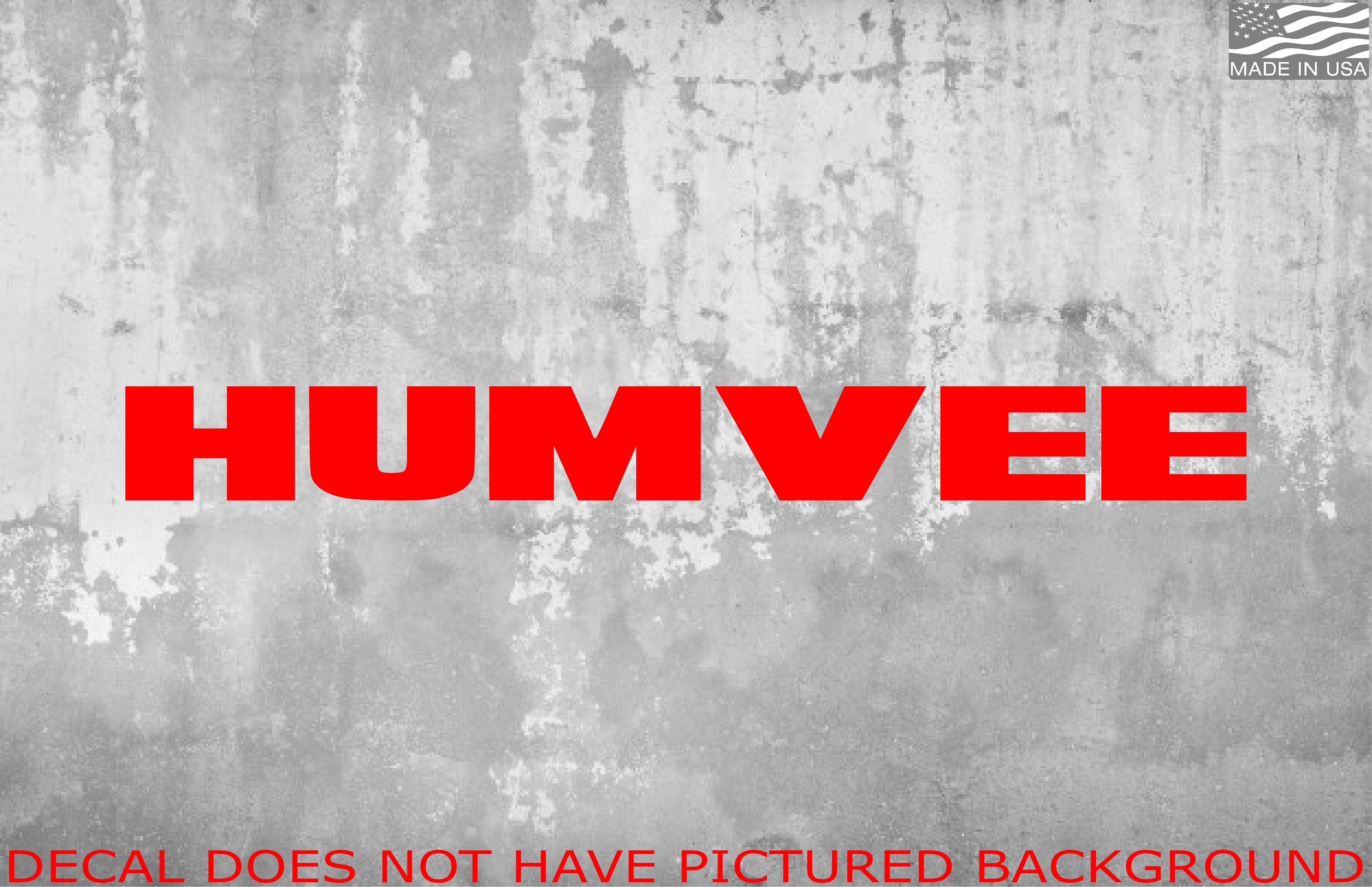 HUMVEE Decal Sticker Vinyl - Etsy