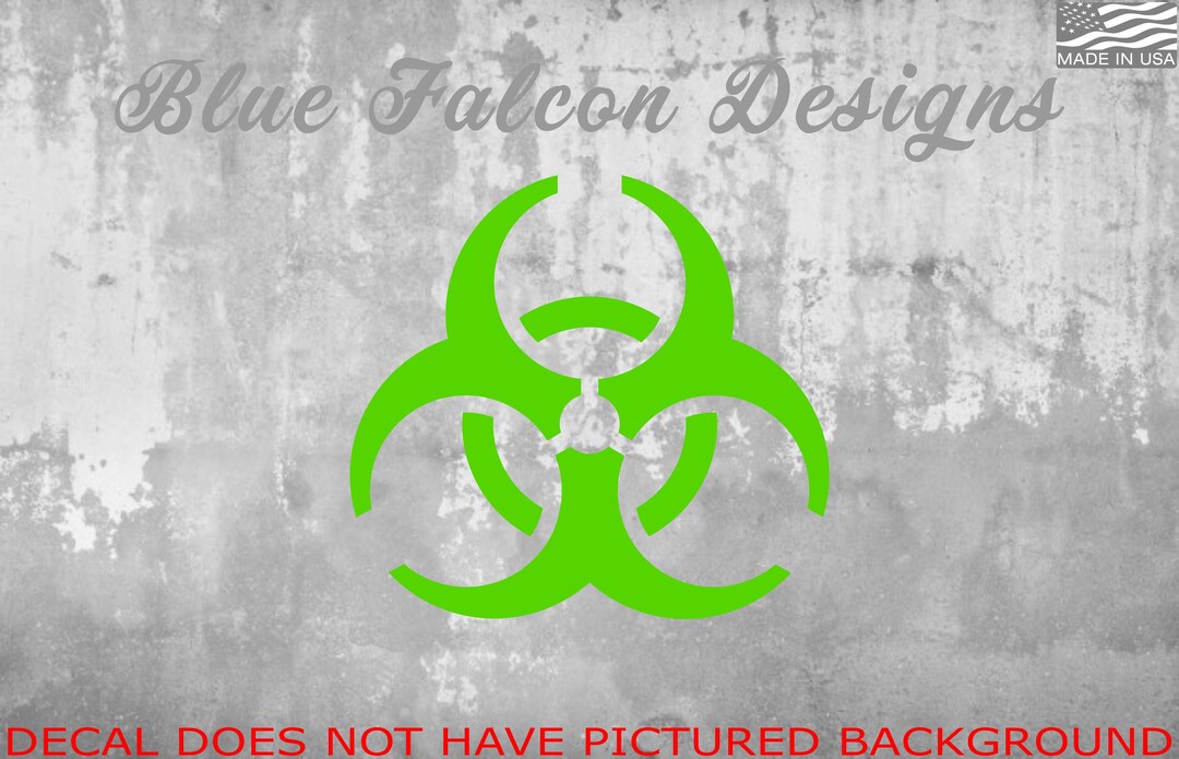 Biohazard Decal Sticker Vinyl - Etsy