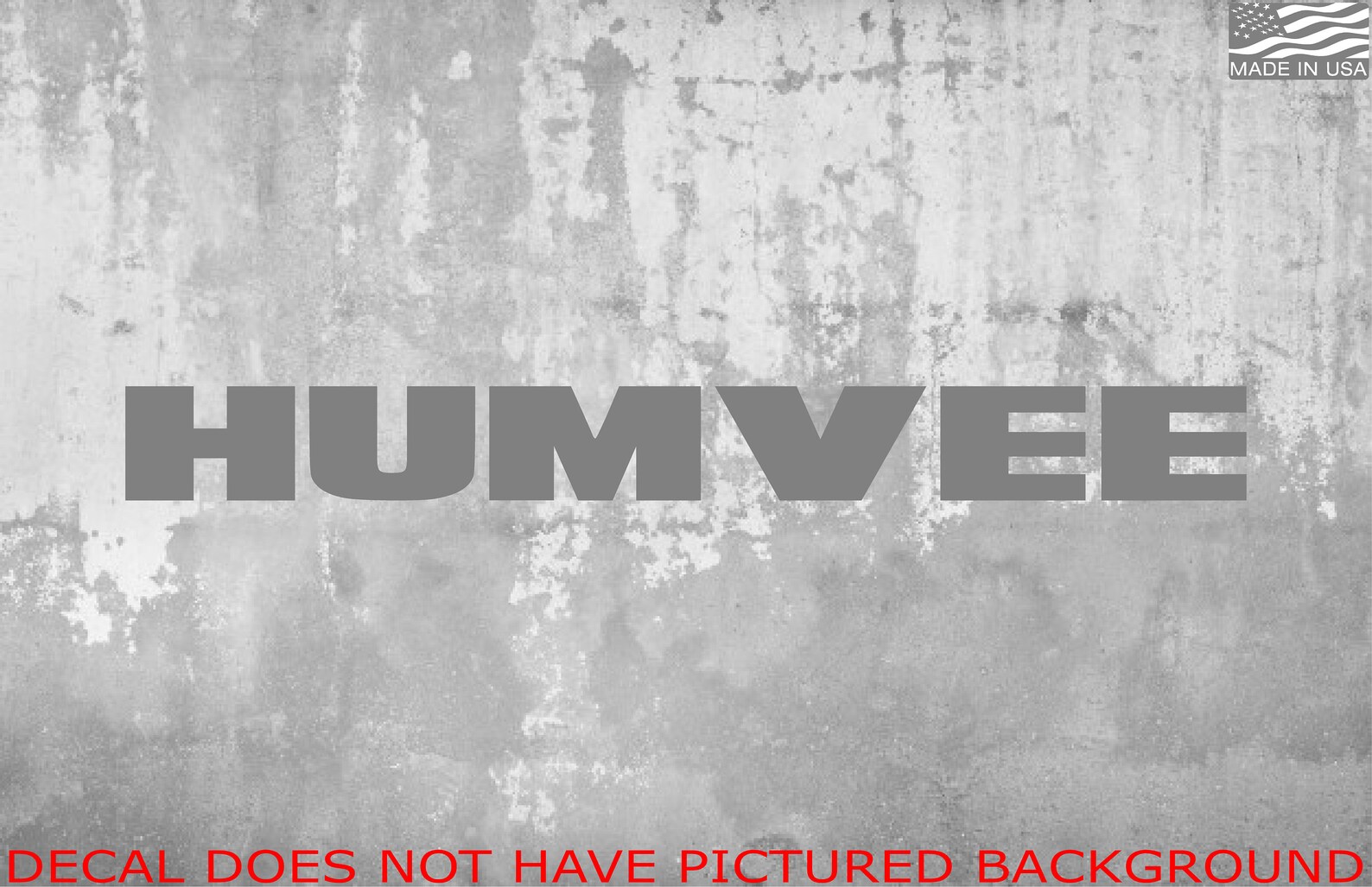 Humv Sticker Watermark HUMVEE Decal Sticker Vinyl - Etsy