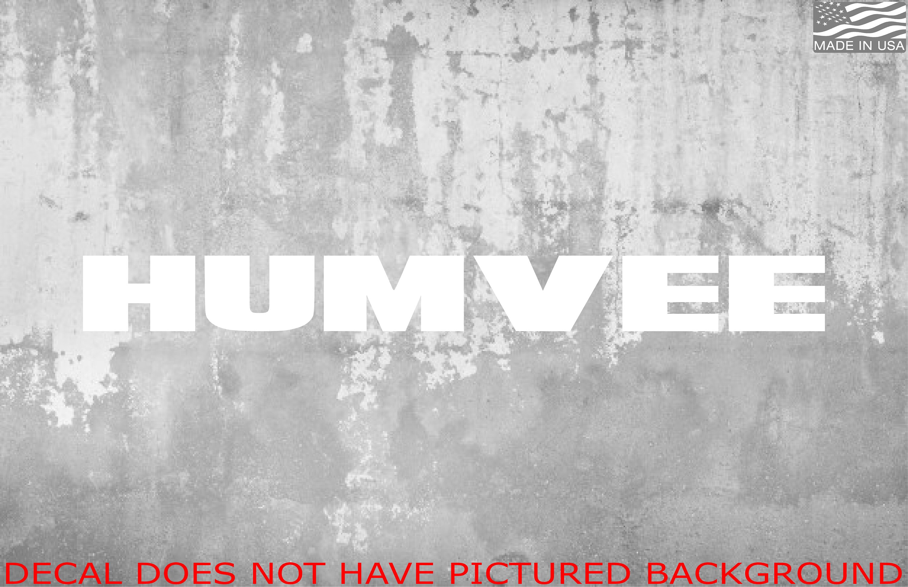 Humv Sticker Watermark HUMVEE Decal Sticker Vinyl - Etsy