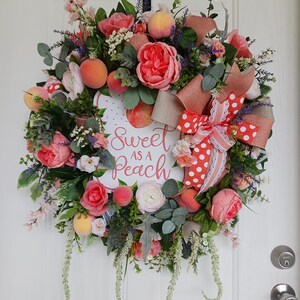 Sweet as a Peach Wreath