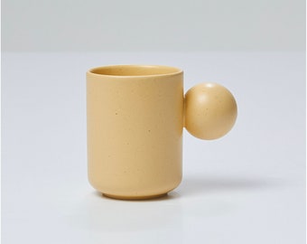 Ceramic Ball handle Coffee Mug, Tea cup, 10oz