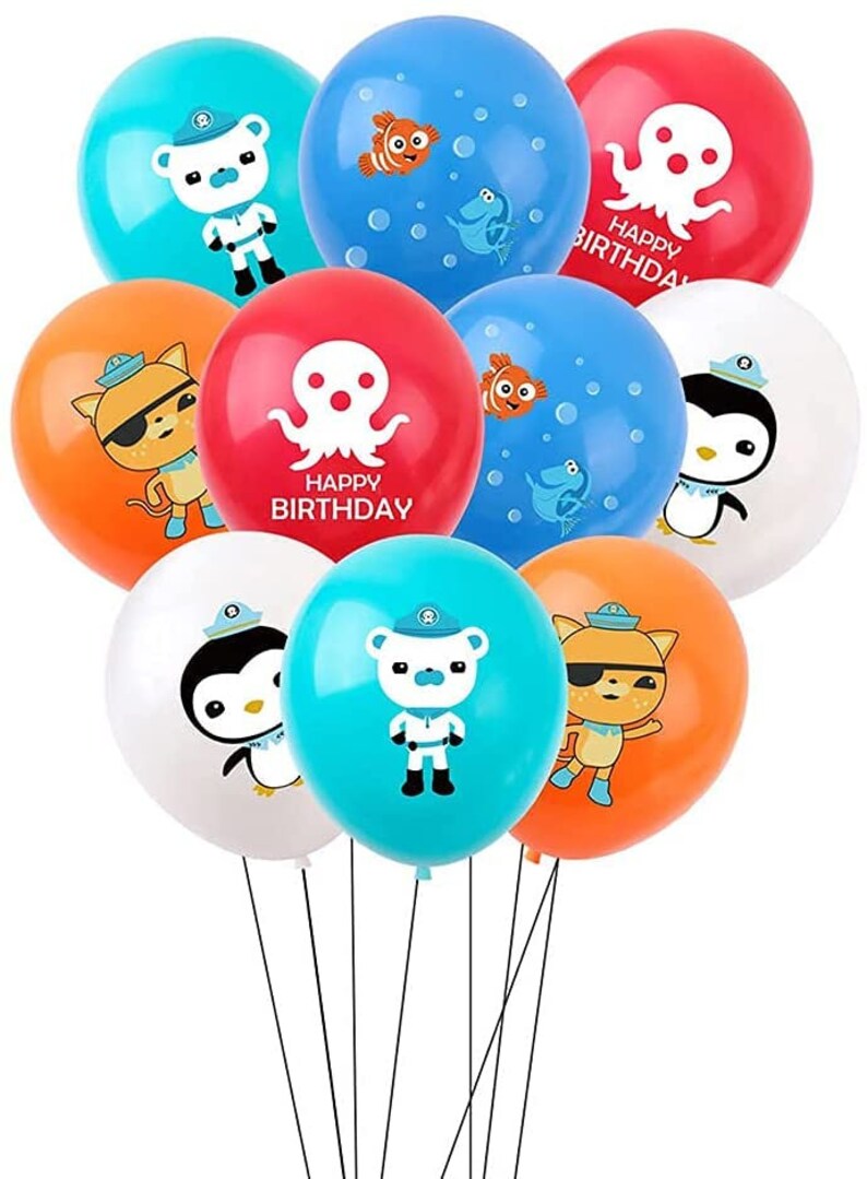 OCTONAUTS BALLOONS Flag Banner Table Cloth Octonauts Birthday Etsy UK