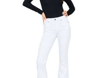 Kancan - Alaska Mid Rise Flare Jeans - kc6102wtop