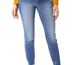 Kancan - Women's High Rise Button Fly Skinny Jeans - KC8577