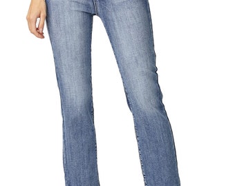 Risen Jeans - High Rise Crop Straight Jeans - RDP5250