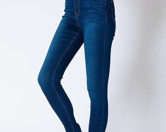 Kancan - Jean super skinny taille très haute pour femme - Basique - KC5002