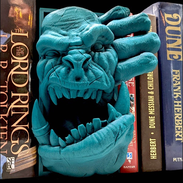 Orc Book Nook: Entdecken Sie bezaubernde Fantasy-Horror-Magie | Perfektes Geschenk für Buchliebhaber, Horrorfans und Tabletop-Gamer