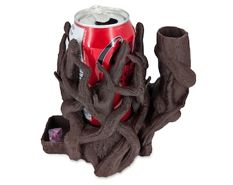 Tree Tankard Dice Tower: 3D Printed Can Holder for DnD