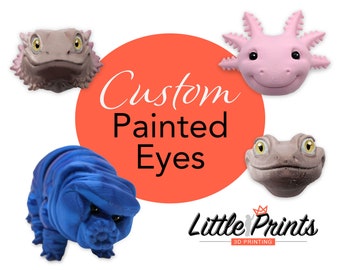 Custom Painted Eyes Add-On for Your Little Critters