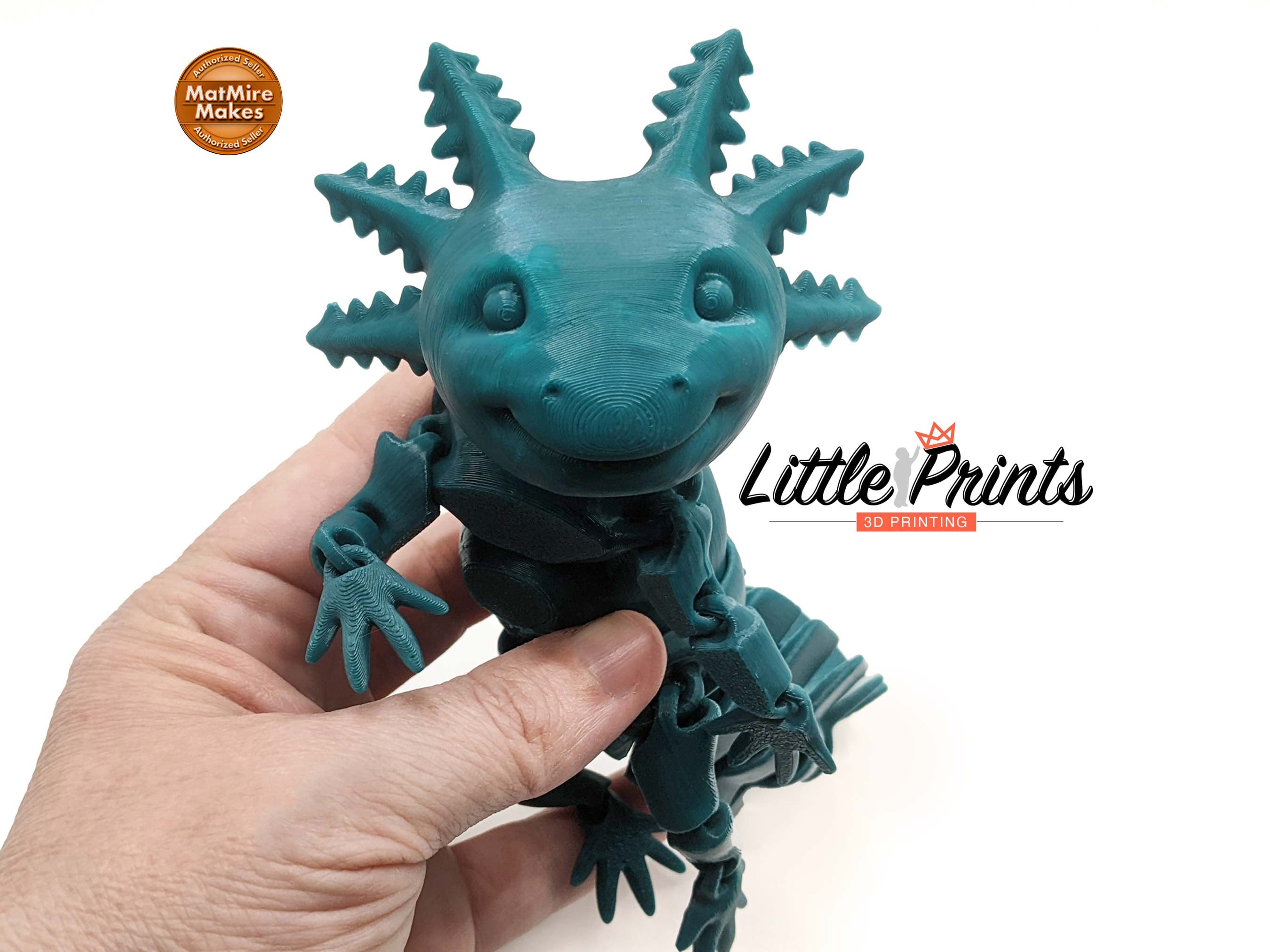 Axolotl Joy: 3D Printed Articulating Fidget Toy Customize in Various Colors  Good for Stress Relief, Desktop Decoration, and Unique Gifts - Etsy