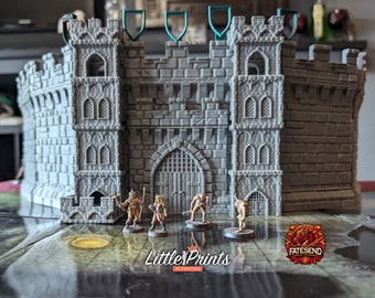 Master's Citadel Folding GM Screen - Command Epic Tales with FatesEnd GM Screen 2.0 Collection, Your Gateway to Fun Tabletop Adventures!