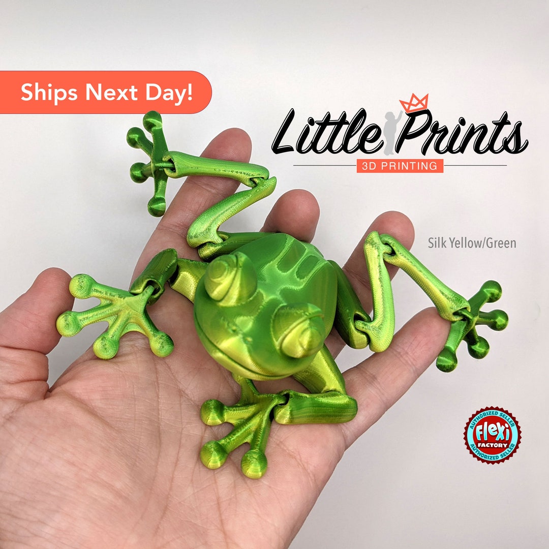 Flexi Frog Toy Fidget Toy Frog Gift Cute Fidget Toy Etsy