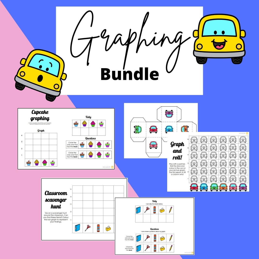 Graphing Activity Bundle Classroom Activity Homeschool Etsy