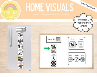 Home Visual Timetable | Schedule Cards | Special Education Visuals | Home Routine | School | Community |To do list | disability support |