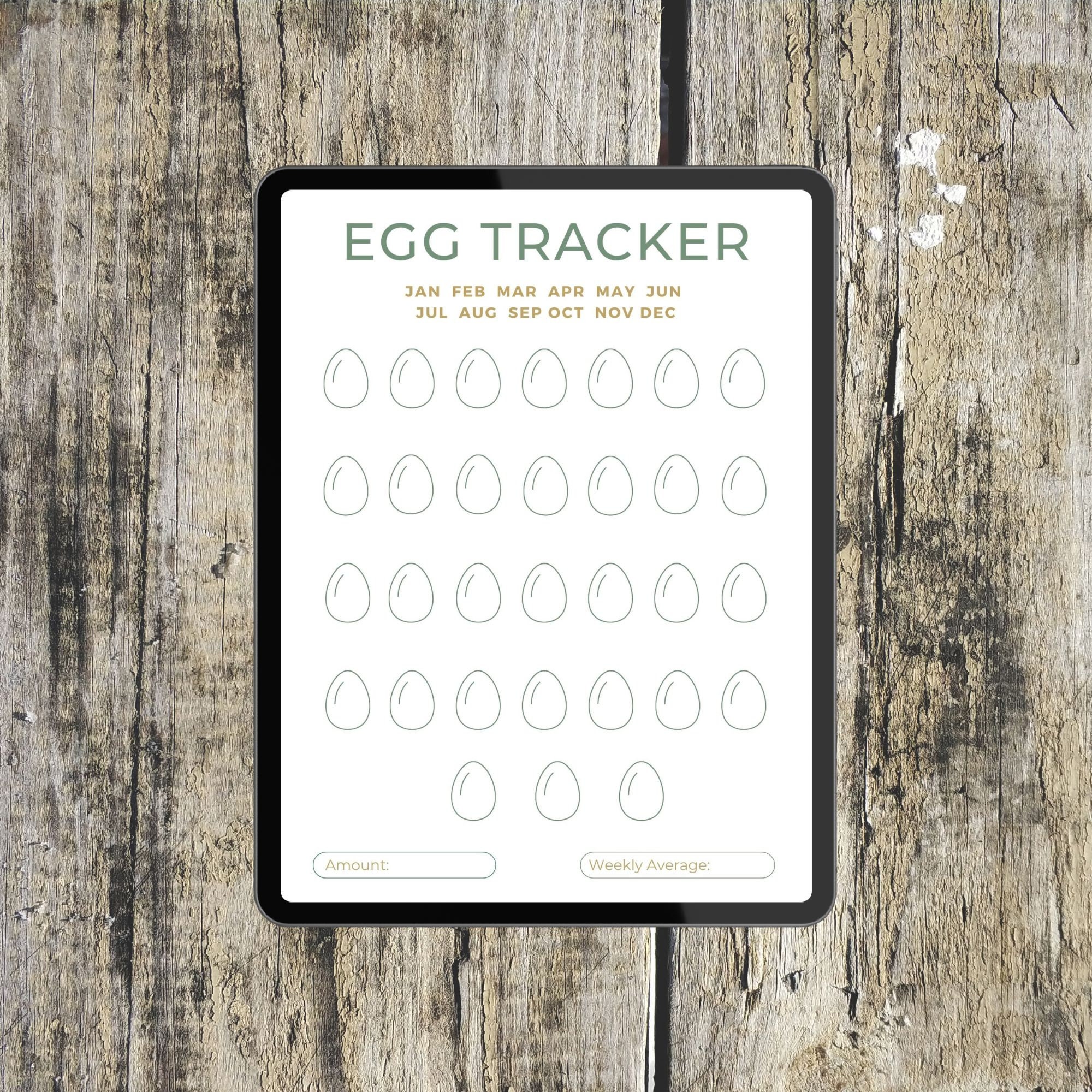 Egg Sales Tracker Bundle, Egg Inventory and Sales Sheets, Printable Download, Homestead
