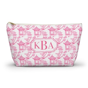 Chinoiserie Mahjong Tile Bag, Preppy Mahjong Bag, Mahj Tile Bag, Monogrammed Mahj Bag, Personalized Mahjong Tile Bag, Gift For Mahj Player