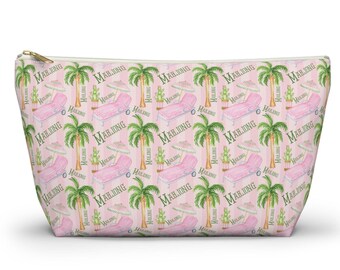 Mahjong Tile Bag: Mahj Player Supplies, Pink Preppy Travel Pouch, Zipper Case