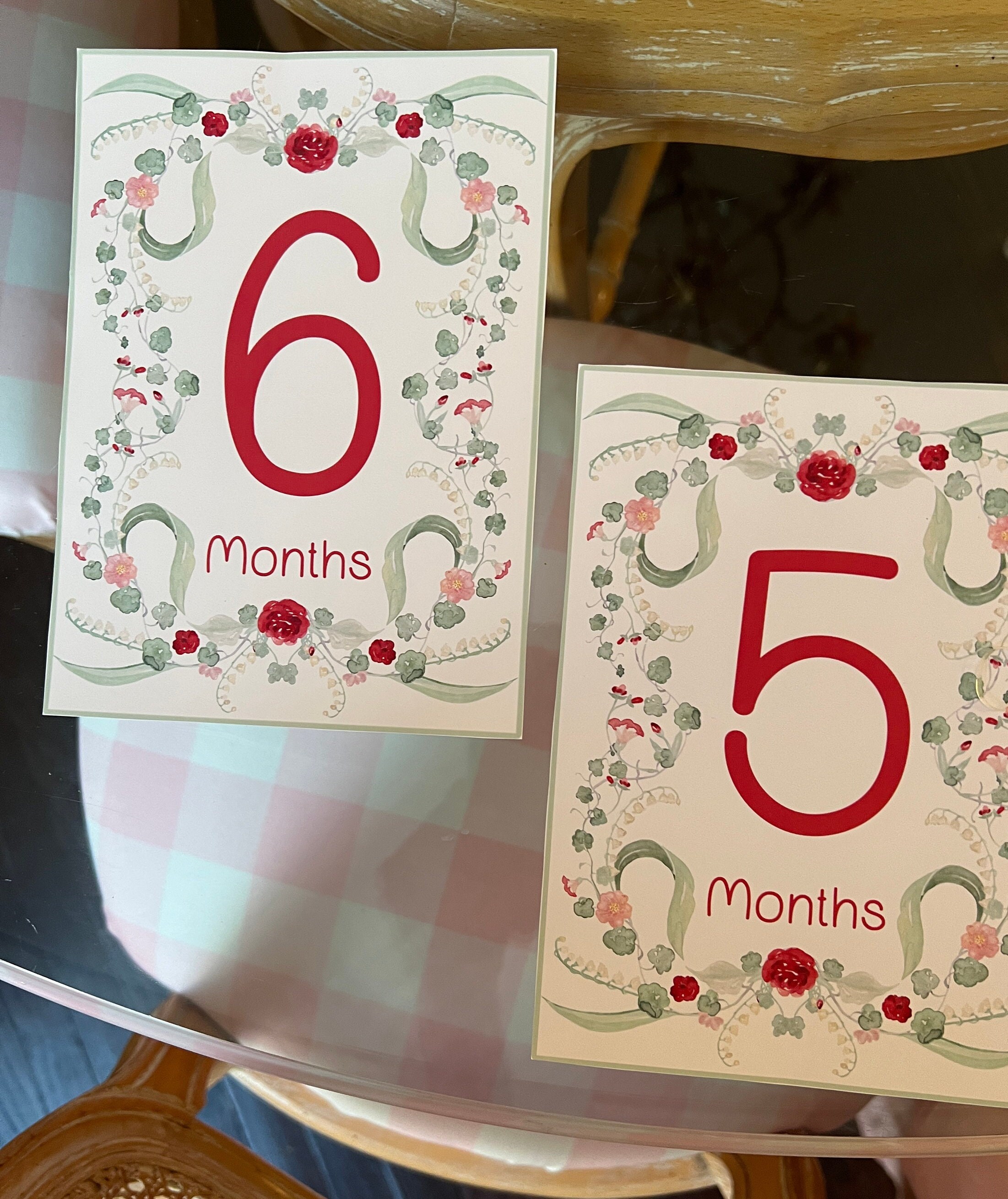 Printable Milestone Cards Girl Milestone Cards Pink - Etsy