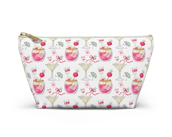 Personalized Mahjong Tile Bag: Cocktail Theme, Mahjongg Gift