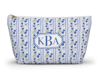 Sac organiseur de carreaux de mahjong personnalisé : étui de voyage bleu à chinoiseries, cadeau de Noël pour le mahjong