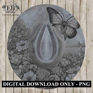 Brustkrebs Bewusstsein 4, Hut Brennen Vorlage, Laser Hut Brennen Designs, Digitaler Download PNG & PDF-Dateien, Druckbare Vorlage, EB488
