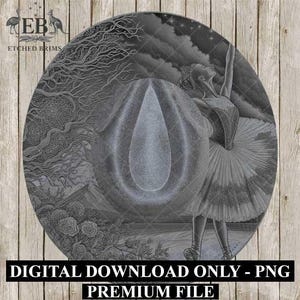 Hat Burning Design, Ballerina 3 Hat File, Hat Burning Stencil, PDF & PNG, Hat Burning Template, Hat Laser Engraving Design, Hat File, EB533