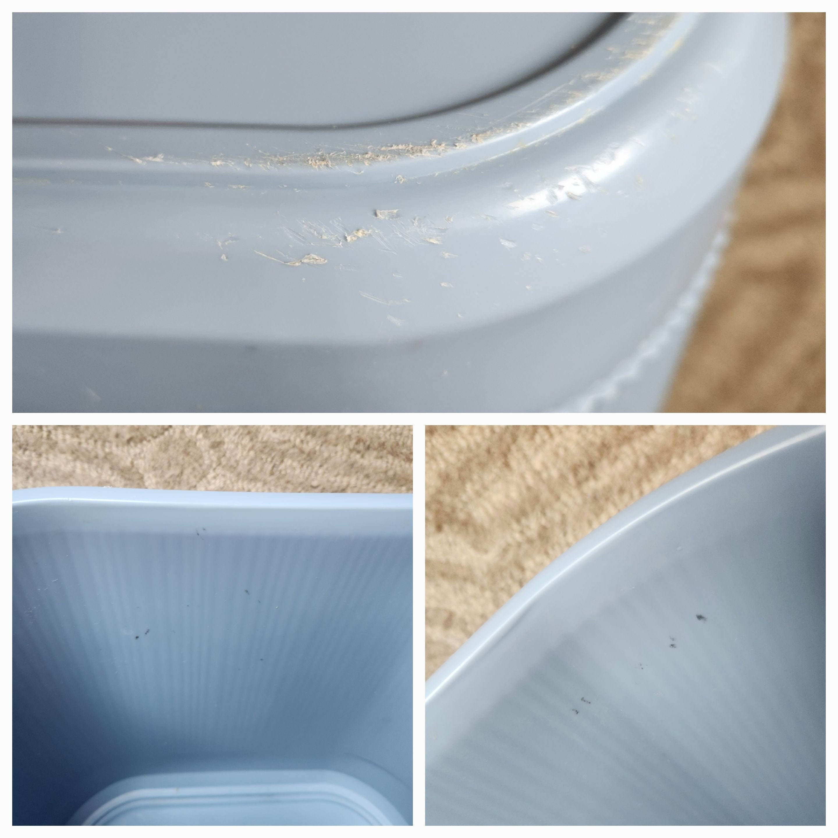 Aazon.co: Roo Essentials Wastebasket Gunetal