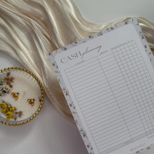 Cash Planning Notepad | 50 sheets