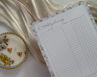 Cash Planning Notepad | 50 sheets