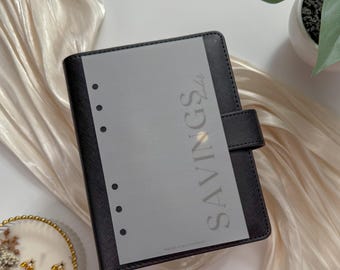 Frosted Dashboard Savings binder (A6|Personal) no 41