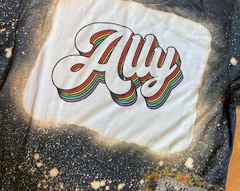 Ally Custom Bleach Shirt