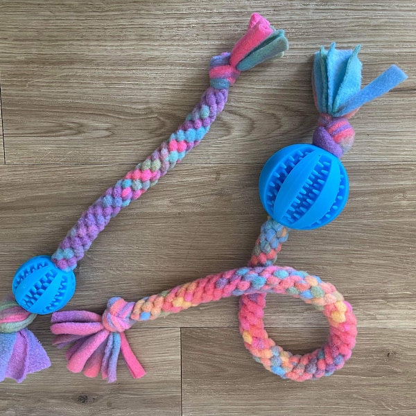 Dog Tug and Toss Toy Rope