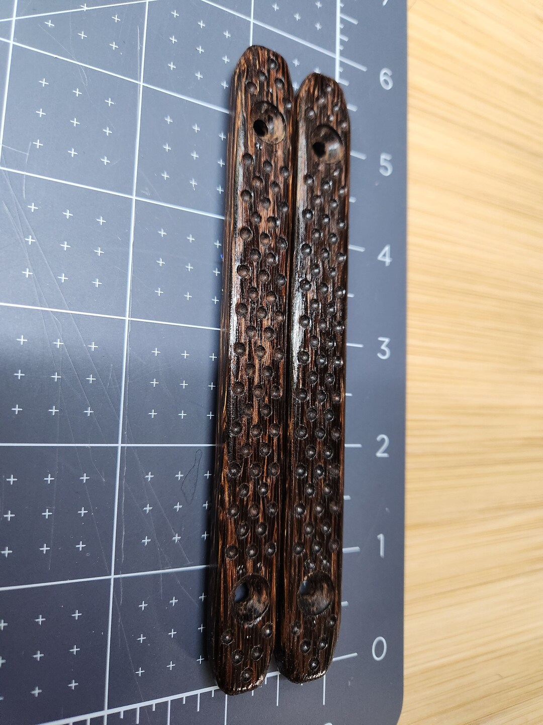 Wenge Exotic Wood M Lok Rail Covers Dimpled Set - Etsy