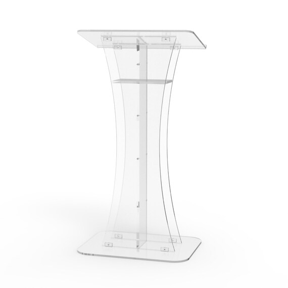 Logo personnalisé : plexiglas acrylique podium clair pupitre église chaire  1803-311-NEW -  Canada