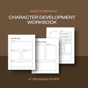 Cuaderno de trabajo digital de desarrollo básico de personajes