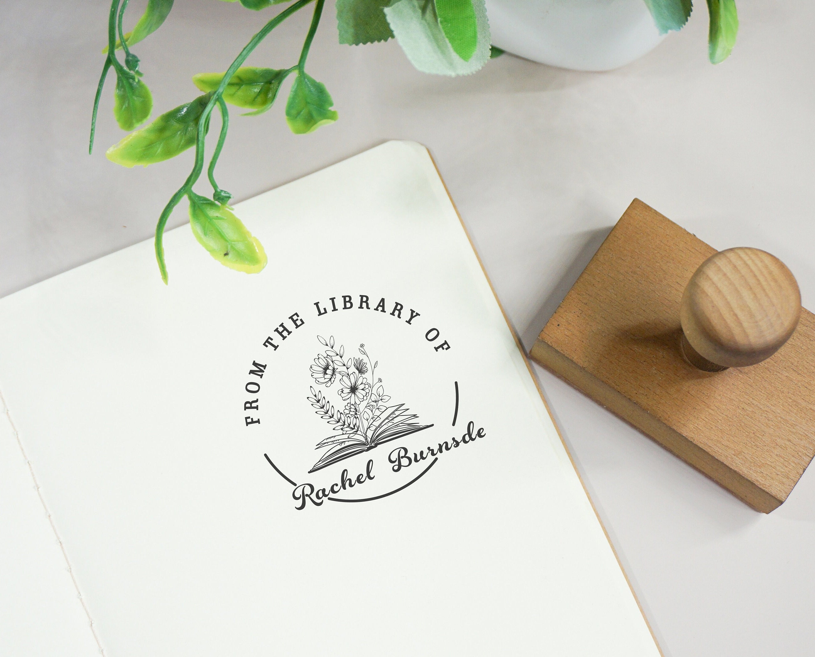 Ex Libris Book Stamps, Custom Stamps Library, Custom Books Stamp