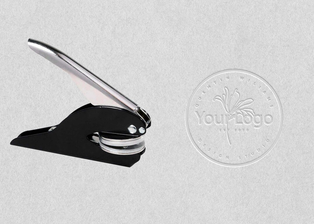 Logo Embosser Custom Embosser Personalized Embosser Etsy