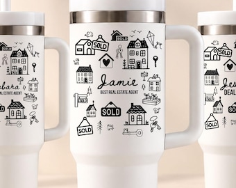 Best Real Estate Agent Tumbler Personalized Custom Real Estate Agent Mug Closing Gift Real Estate Agent Gift for Real Estate Agent