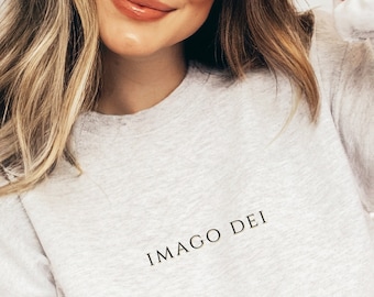 Imago Dei Crewneck Imago Dei Christian Apparel Image of God Christian Sweatshirt Christian Crewneck Faith Based Apparel