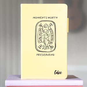 Personalized Salmon Fish Can Journal, Quirky Birthday Gift, Personalized Engraved Notebook, Funny Sardine Can Design, Unique Gift for Writer