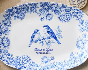 Wedding Platter Personalized Wedding Gift for Couple Mr and Mrs Serving Tray Custom Bridal Shower Gift Newlywed Gift Keepsake
