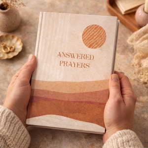 Prayer Journal, Bible Study Journal, Christian Prayer Journal for Women, Daily Devotional Journal, Answered Prayers, Sermon Notebook Men